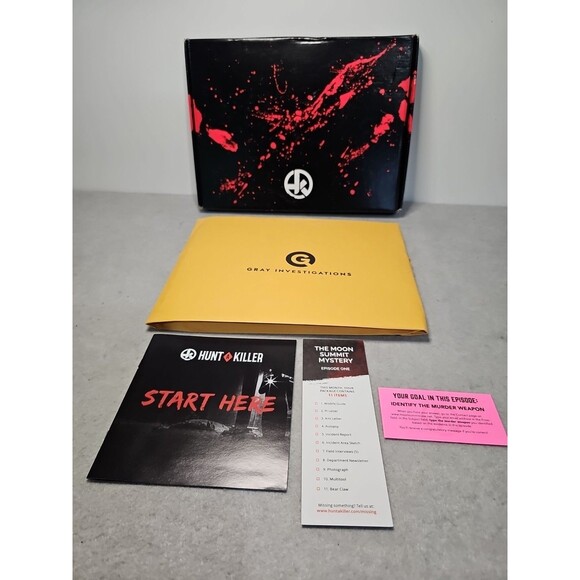 Hunt A Killer The Moon Summit Mystery Episode 1 Mystery Game NEW Sealed Envelope - Picture 1 of 6